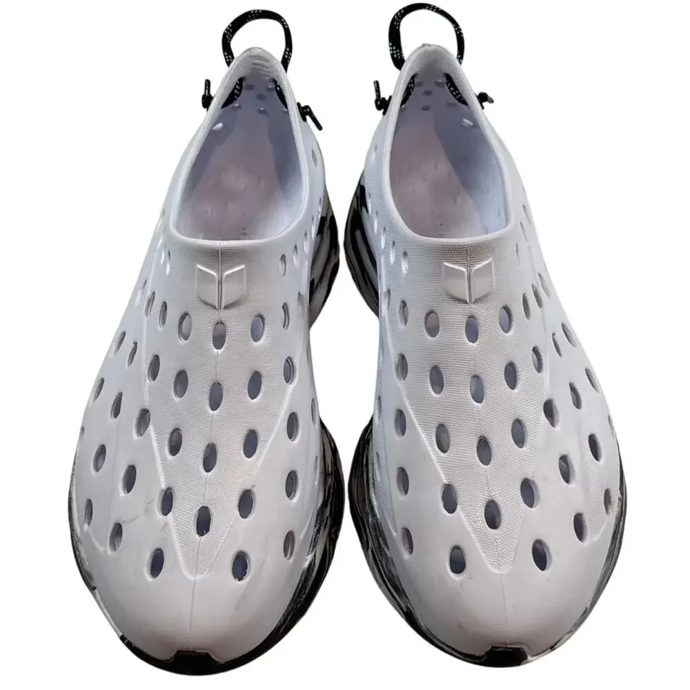 KANE Revive Active Recovery Shoe White Black Speckle W10 M8 EUC